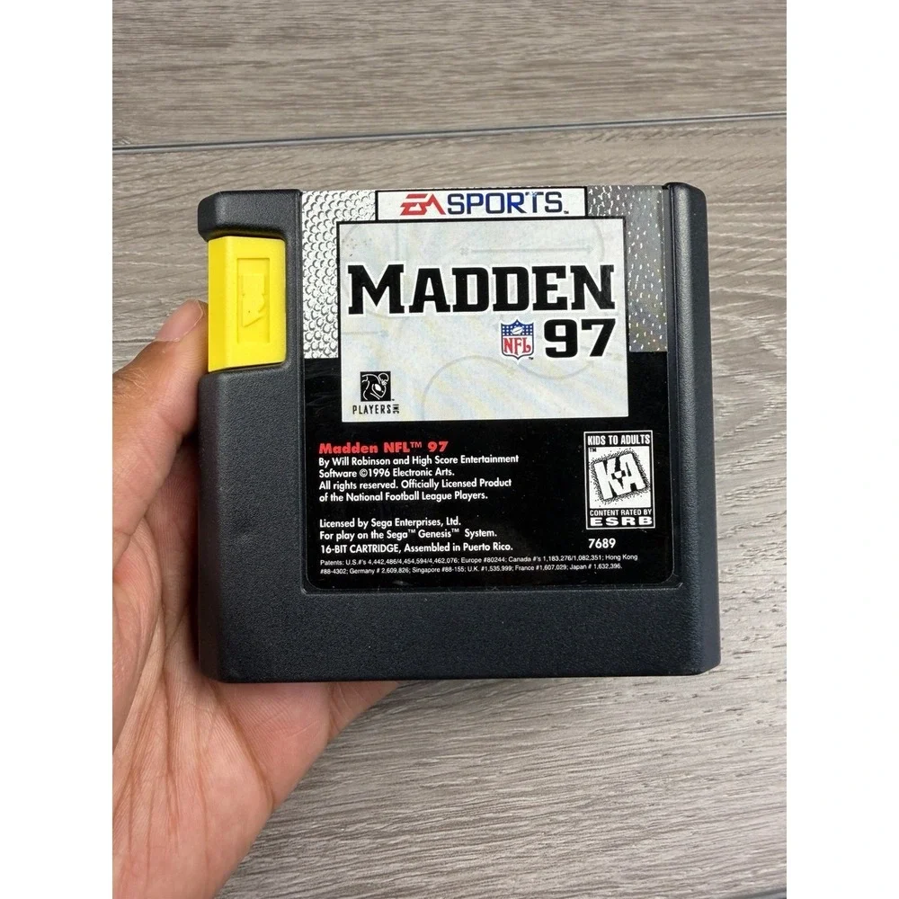 Madden 1997 for Sega Genesis In Box NFL Video Game‎